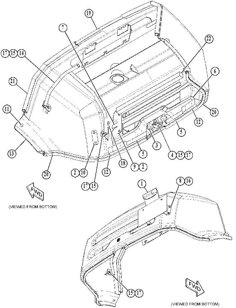 HOOD GP-SOUND SUPPRESSION 4814241 CAT