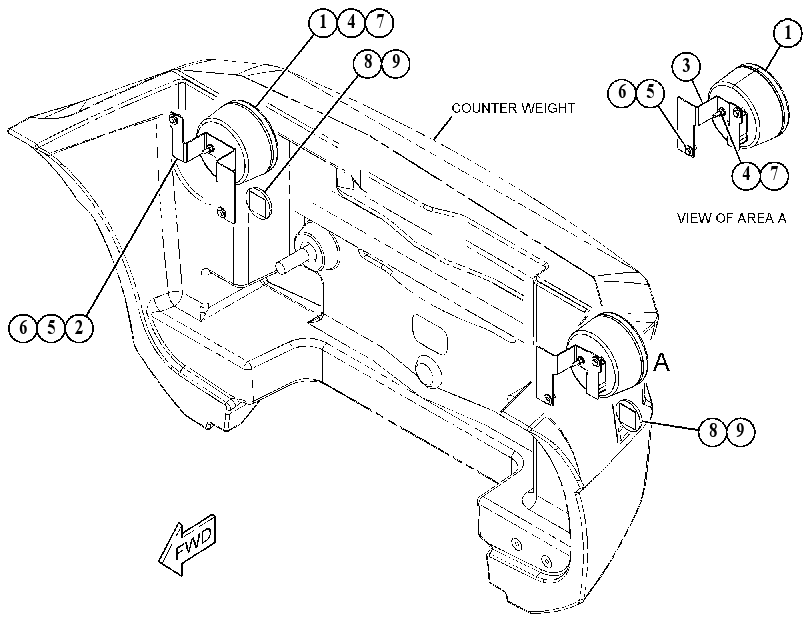 LIGHTING GP-REAR 4579248 CAT