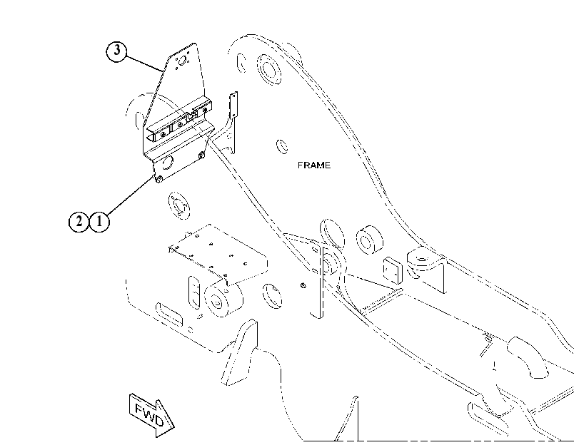 COVER & MTG GP - CHASSIS 5081182 CAT