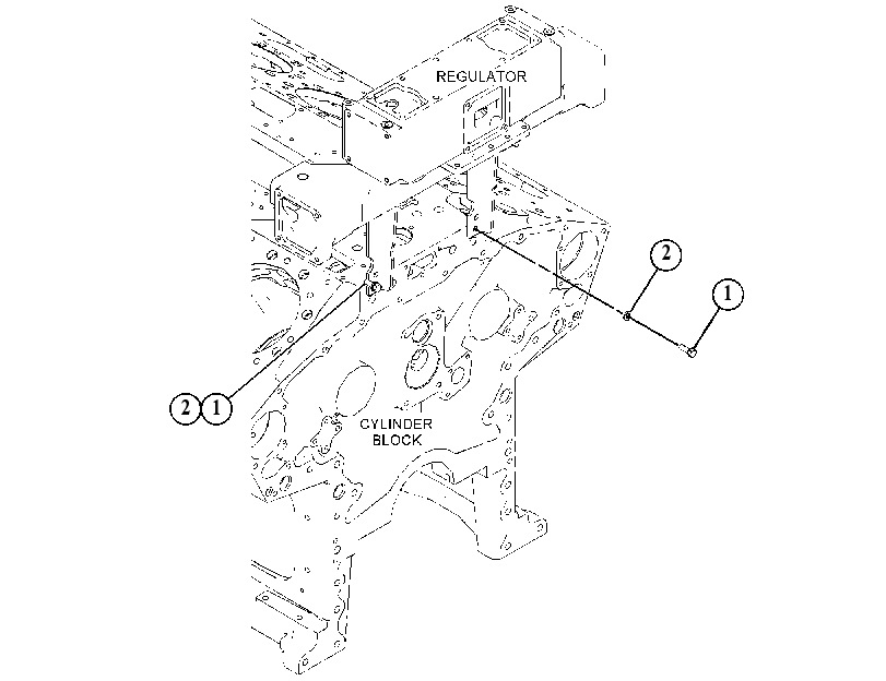FASTENER GP-REGULATOR HOUSING 5251017 CAT