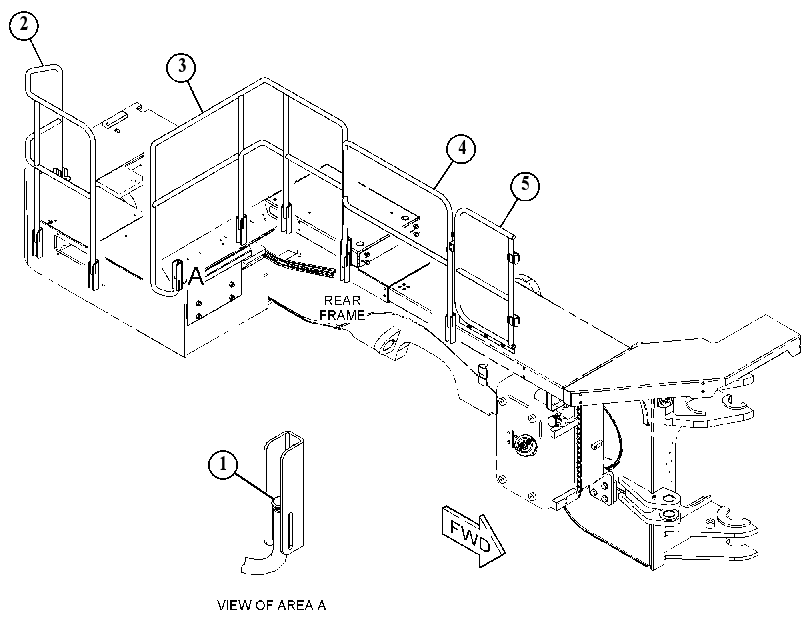 GUARDRAIL GP 5053543 CAT