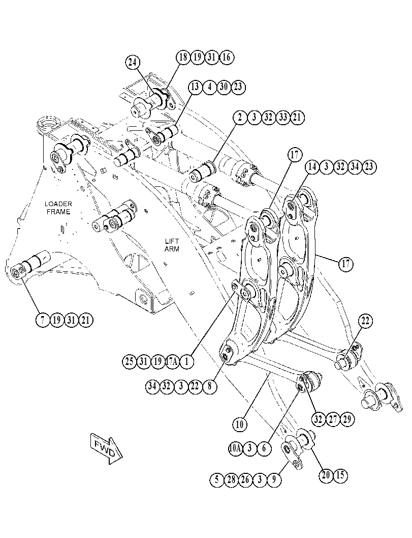 LEVER GP-TILT 4989774 CAT