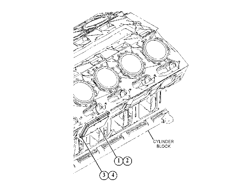 Крышка распредвала 4916256 CAT