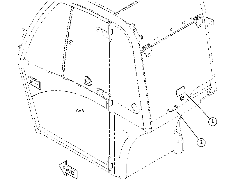 HANDLE GP-WINDOW 4780225 CAT