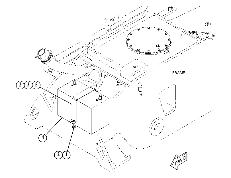 BATTERY & MOUNTING GP 5081196 CAT