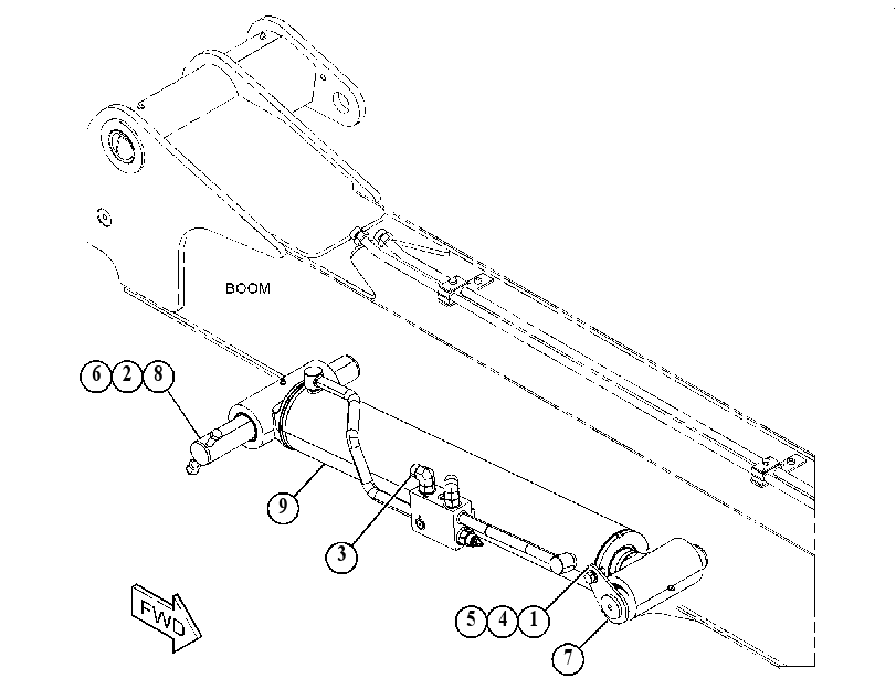 CYLINDER & MTG GP-LIFT 5077116 CAT