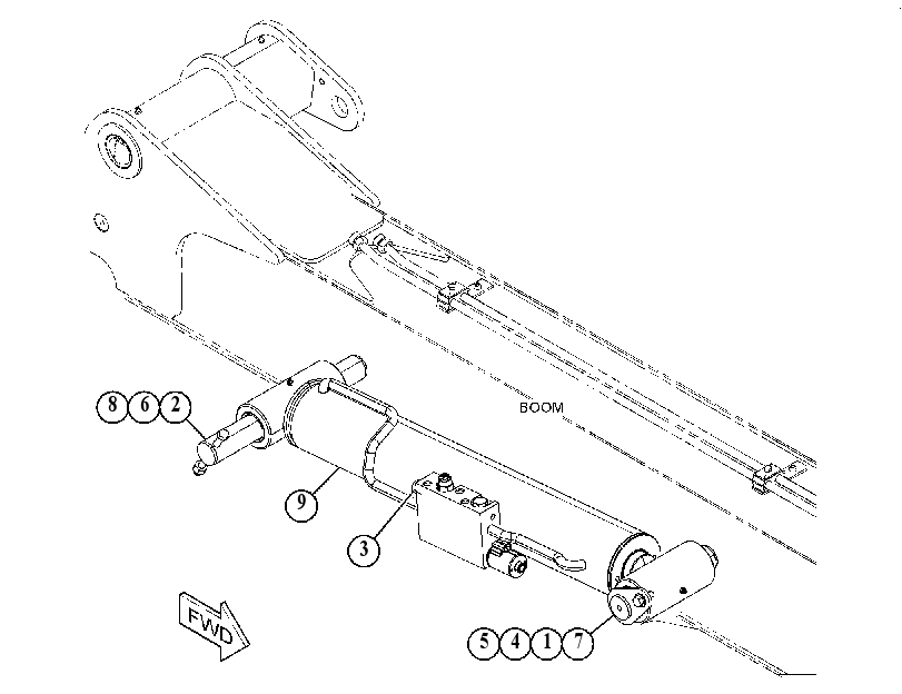 CYLINDER & MTG GP-LIFT 5077115 CAT