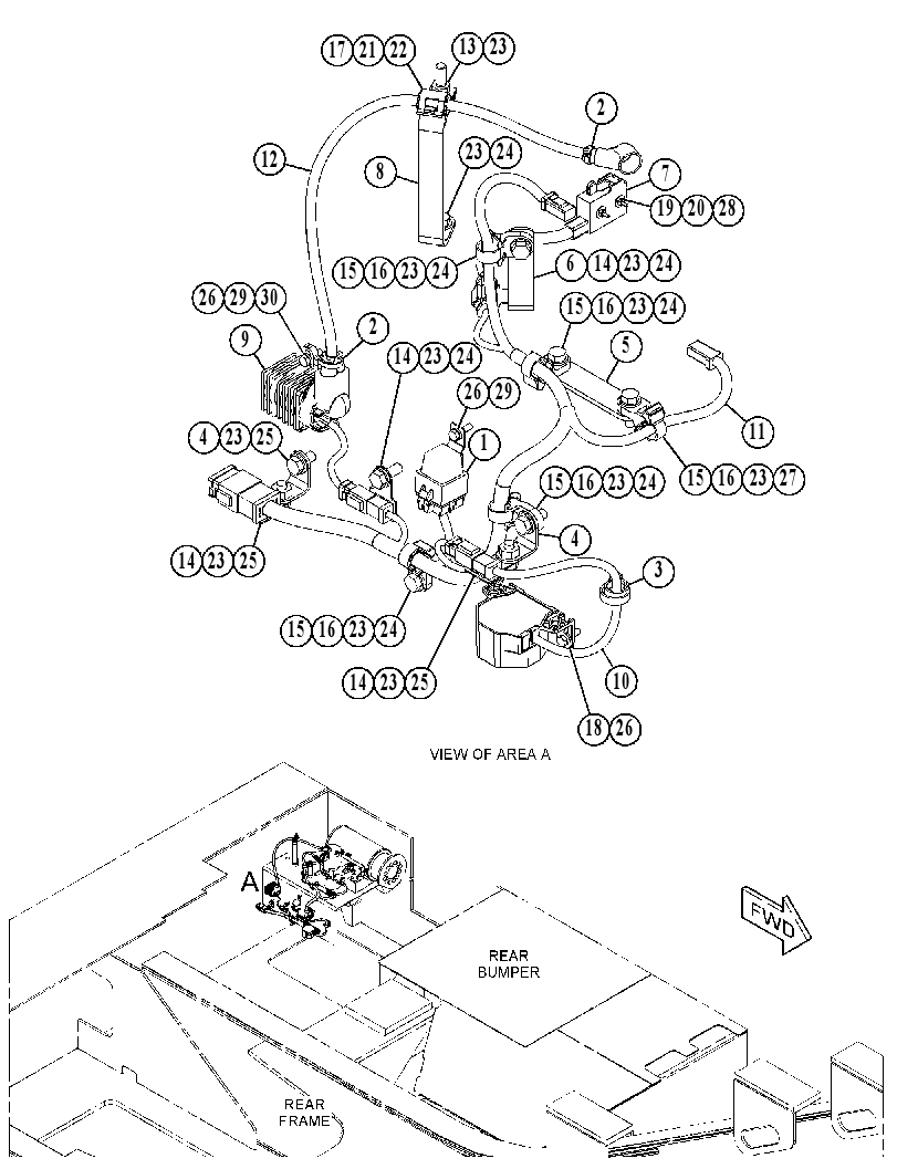 WIRING GP-OPERATOR LIFT 3895032 CAT