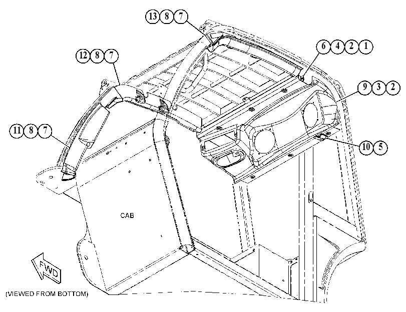 HEADLINER GP-CAB 5081272 CAT