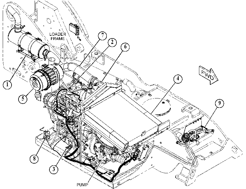 INSTALLATION GP-ENGINE 5073126 CAT