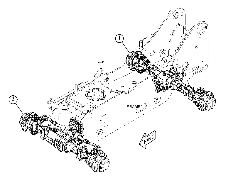AXLE AR 5081189 CAT