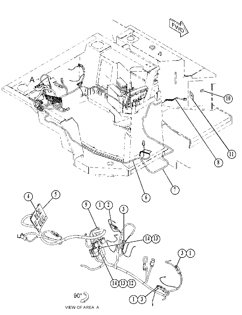 WIRING GP-REMOTE CONTROL 5104920 CAT
