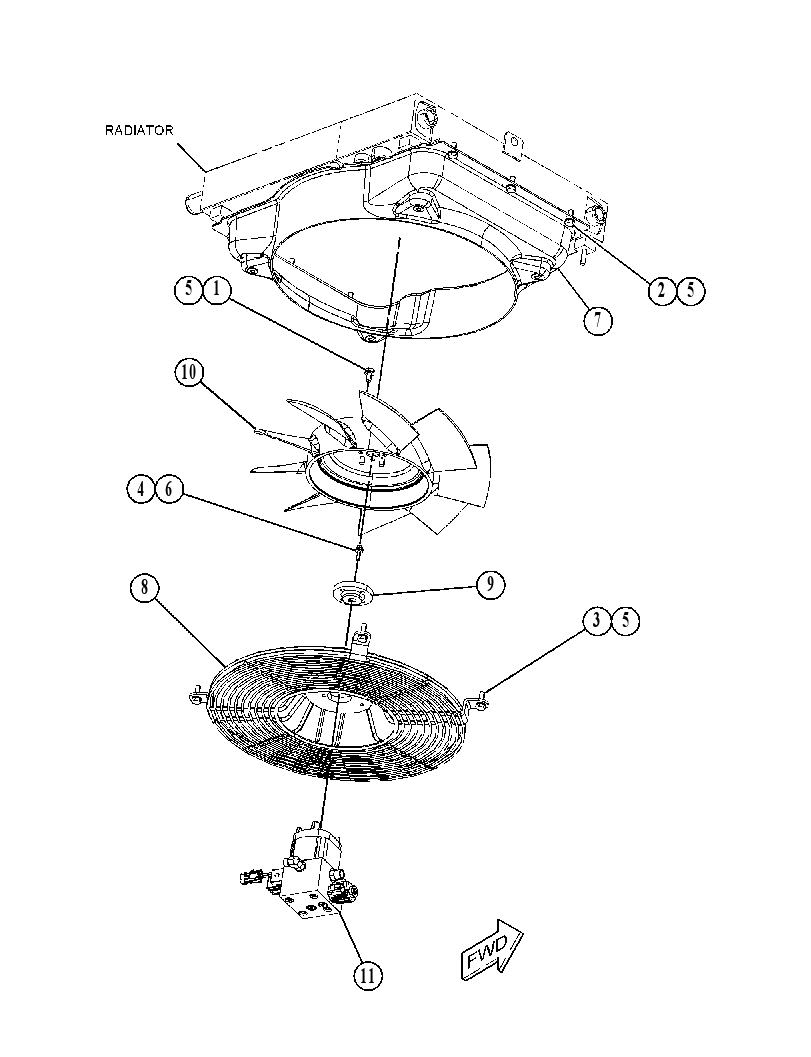 FAN & MOTOR GP 5071406 CAT
