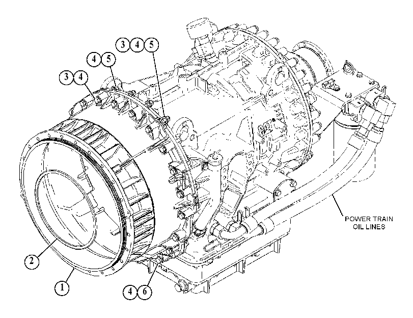 HOUSING GP-TORQUE CONVERTER 4866927 CAT