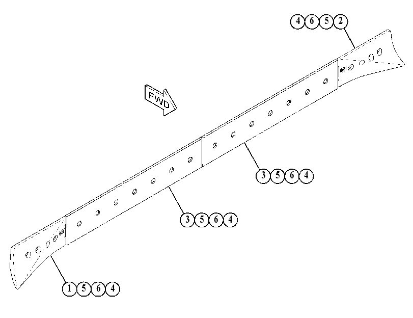 Зуб и режущая кромка 5224004 CAT