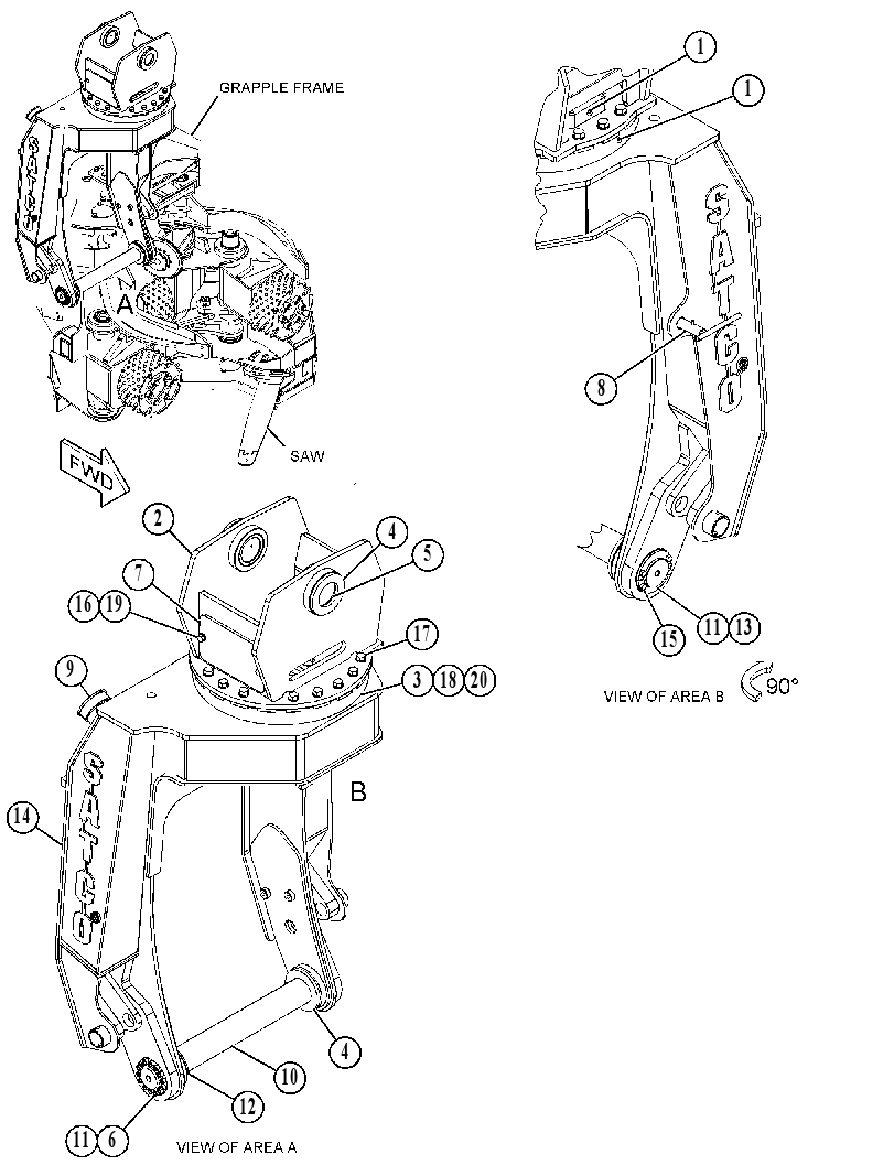 ROTATOR GP-HYDRAULIC 5225037 CAT