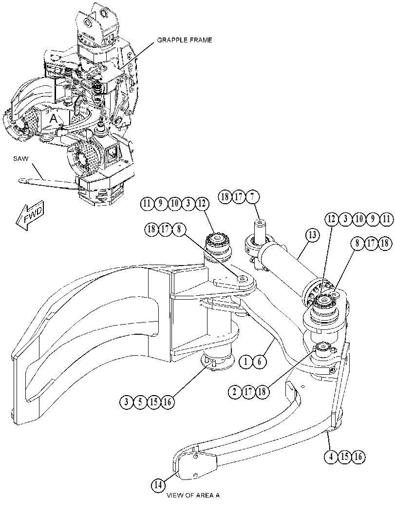 ARM GP-GRAPPLE 5231909 CAT