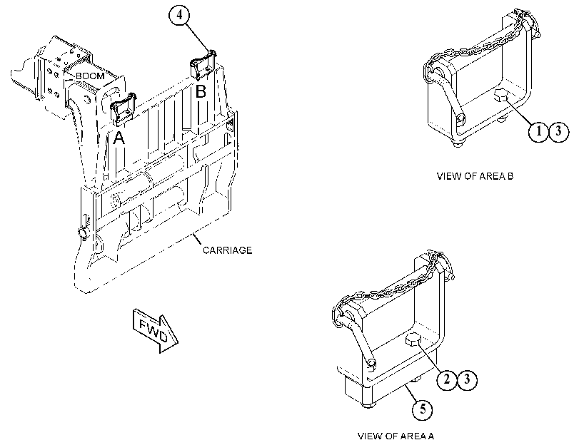 MOUNTING GP-FORK TRANSPORT 5089822 CAT