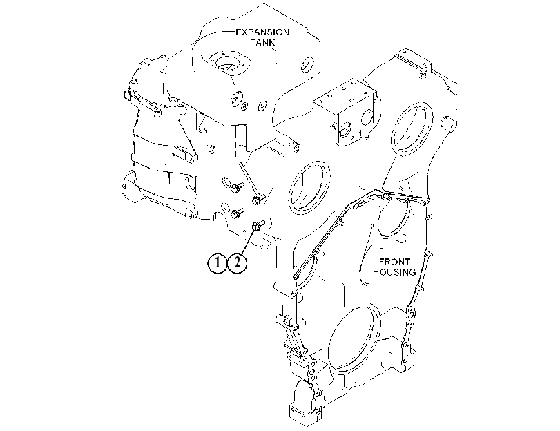 FASTENER GP-HEAT EXCHANGER 5165974 CAT