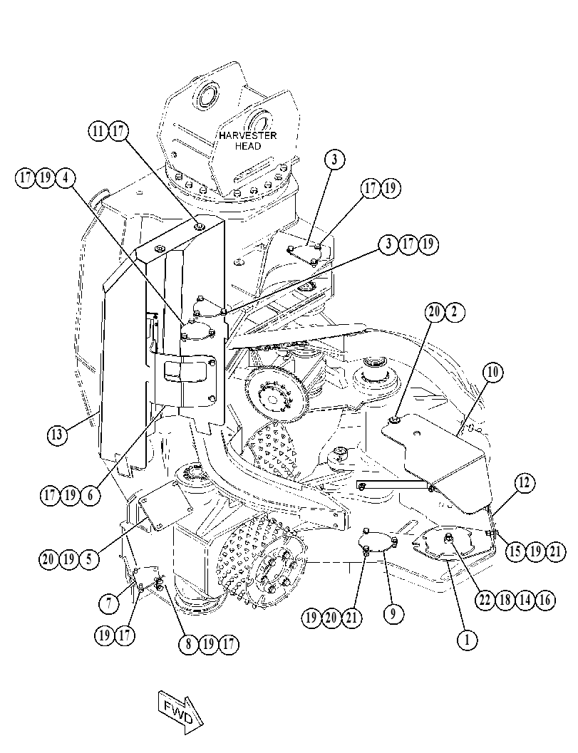 COVER GP-FRAME 5204247 CAT