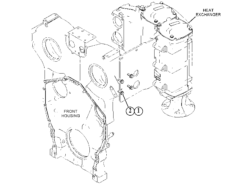 FASTENER GP-HEAT EXCHANGER 5165973 CAT