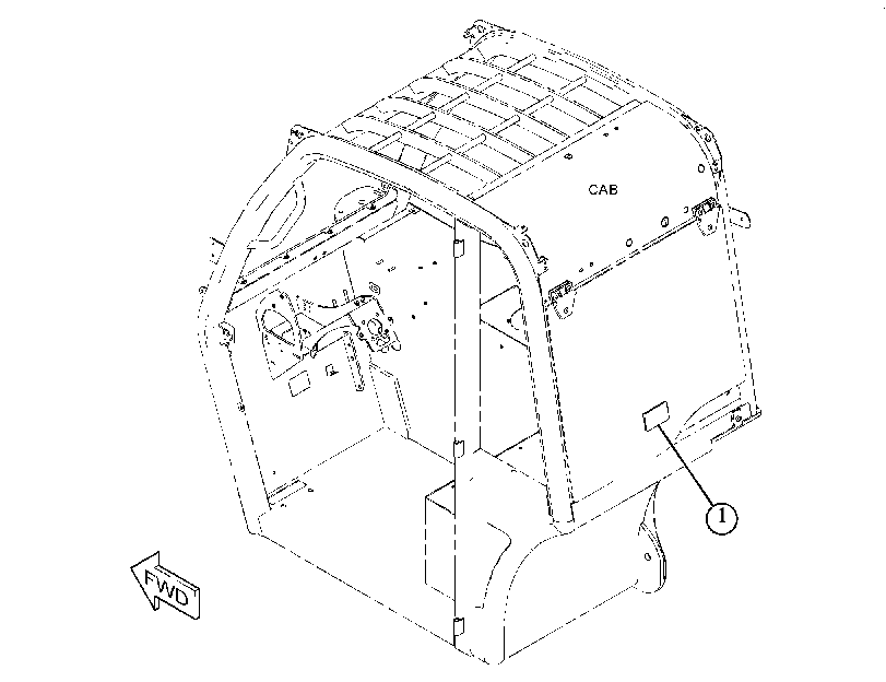 HANDLE GP-WINDOW 4780234 CAT