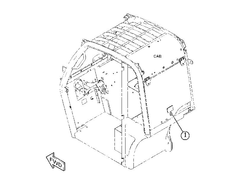 HANDLE GP-WINDOW 4780233 CAT