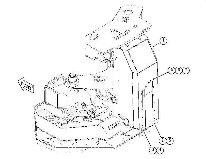 COVER GP-FRAME 5198567 CAT