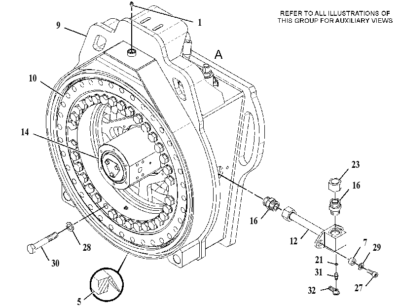 ROTATOR GP-HYDRAULIC 3149134 CAT