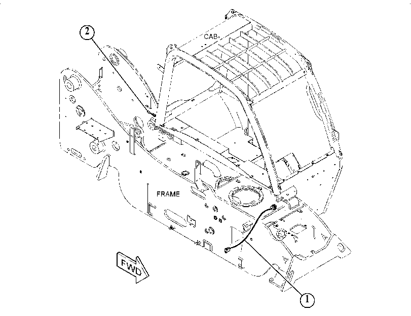 HARNESS GP-CHASSIS 4443405 CAT