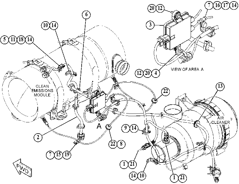 SENSOR GP-SOOT 3331382 CAT