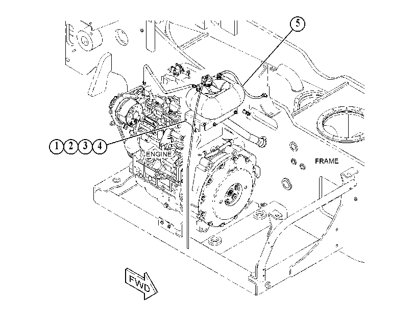 TANK & MTG GP-COOLANT 5071954 CAT