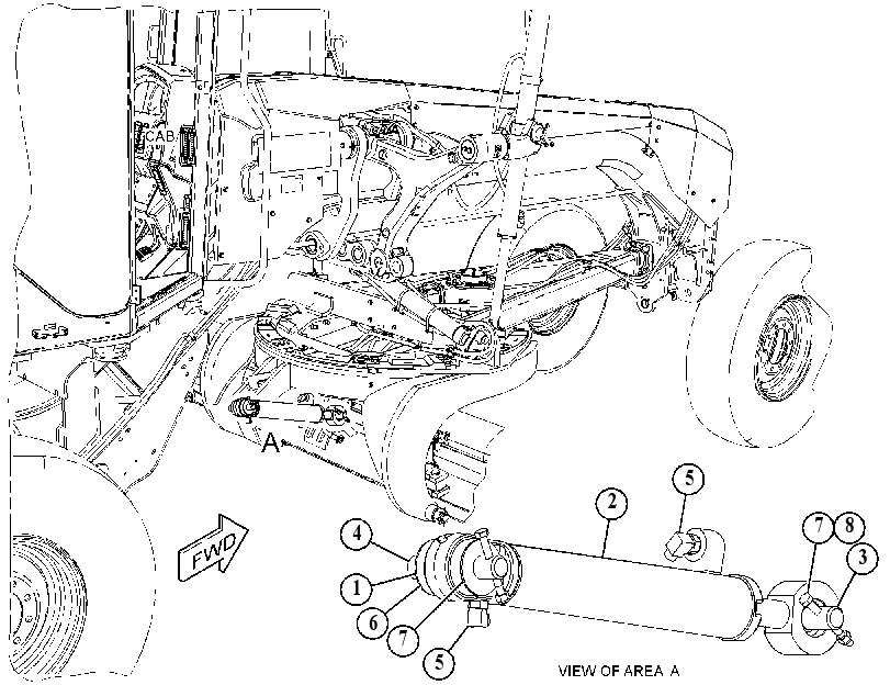 CYLINDER & MTG GP-BLADE TIP 3052896 CAT