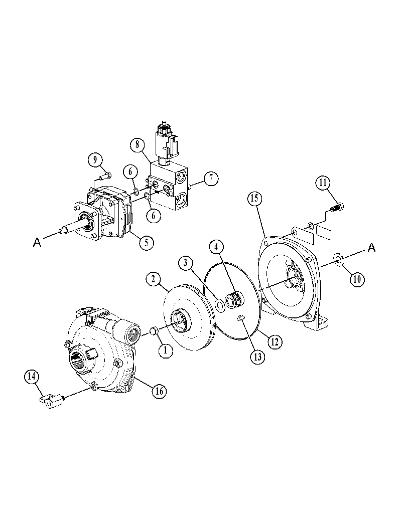 PUMP GP-WATER SPRAY 3845324 CAT