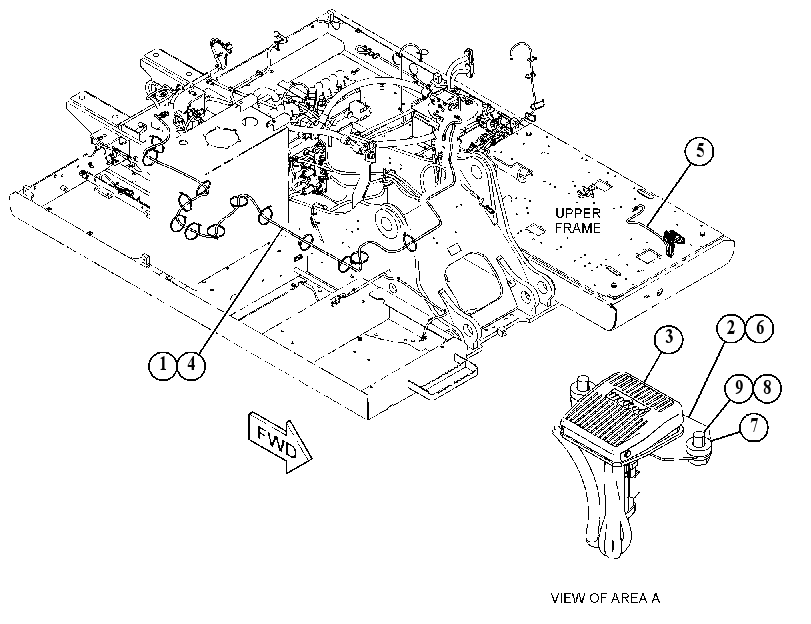 WIRING GP-AUXILIARY CONTROL 4493167 CAT