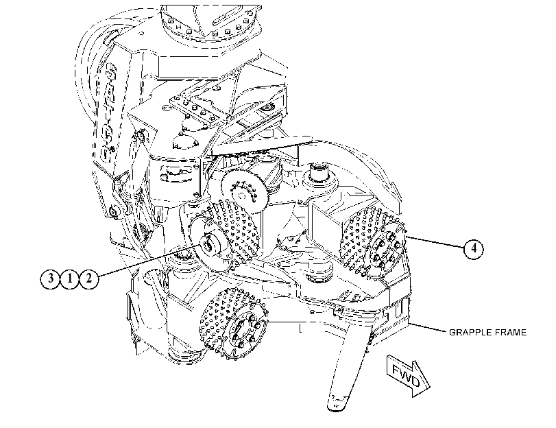 ROLLER GP-FEED 5231908 CAT