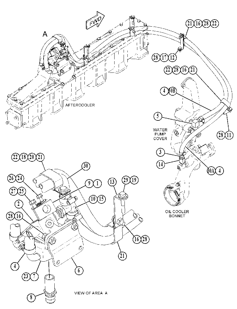 HEATER GP-FUEL 1832349 CAT