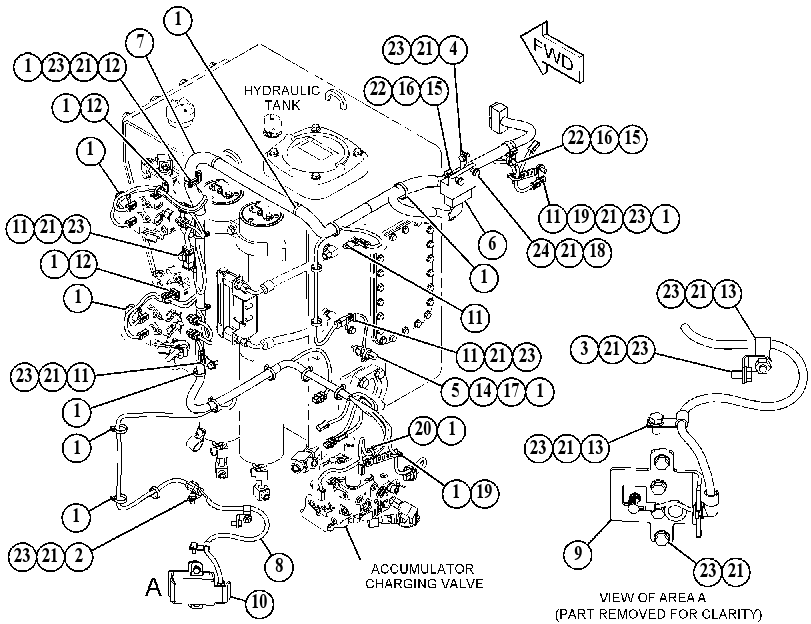 WIRING GP-HYDRAULIC TANK 4804985 CAT