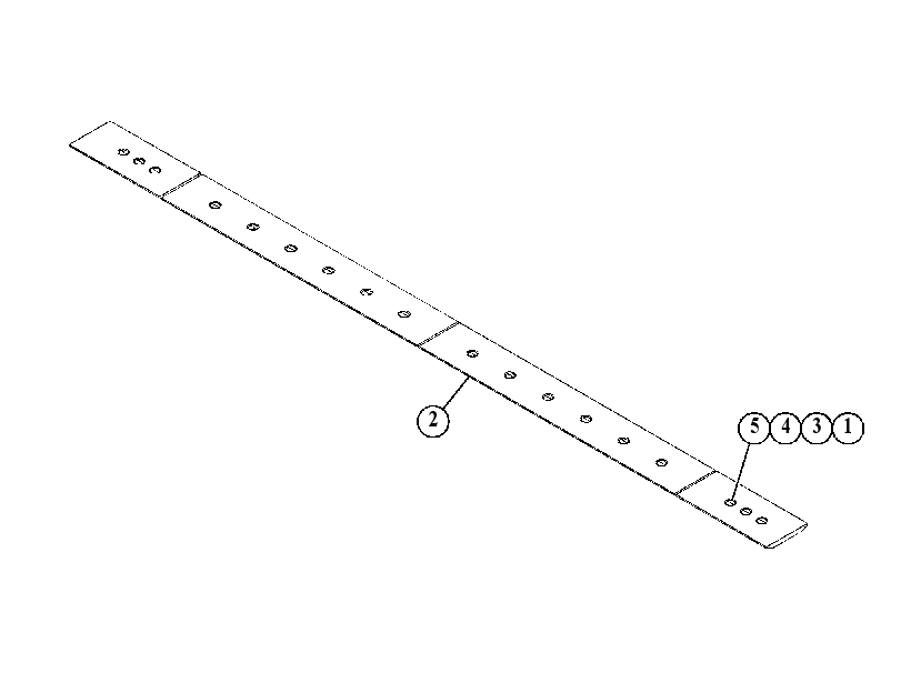 Режущая кромка 5072807 CAT