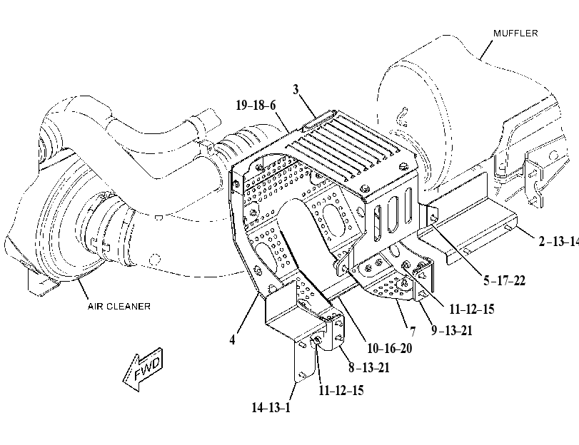 GUARD GP-TURBOCHARGER 3333930 CAT