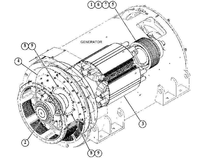 Ротор генератора 5072084 CAT