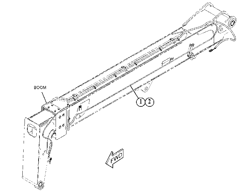 WIRING GP-BOOM 5077112 CAT