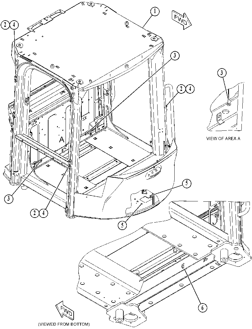 ROPS AS 4903571 CAT