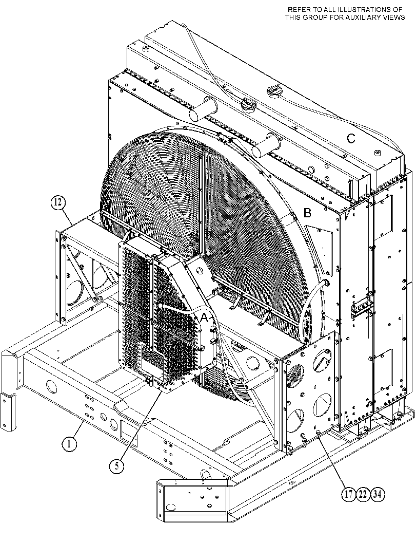 Радиатор 4850022 CAT