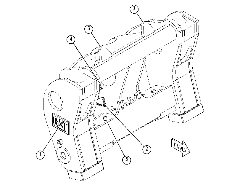 FRAME GP-QUICK COUPLER 3645824 CAT