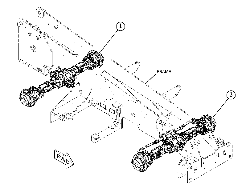 AXLE & MOUNTING GP 5108454 CAT