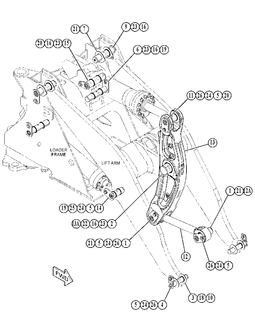 LEVER GP-TILT 4989767 CAT