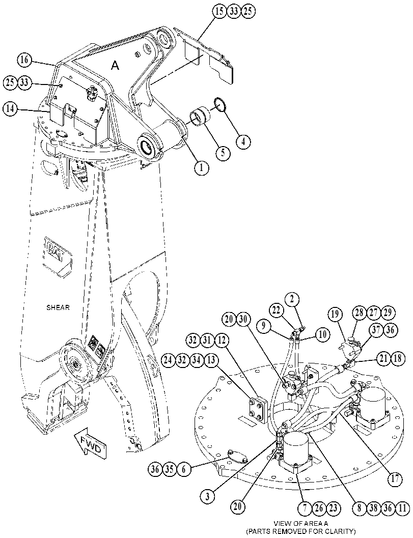 ROTATOR GP-HYDRAULIC 4940639 CAT