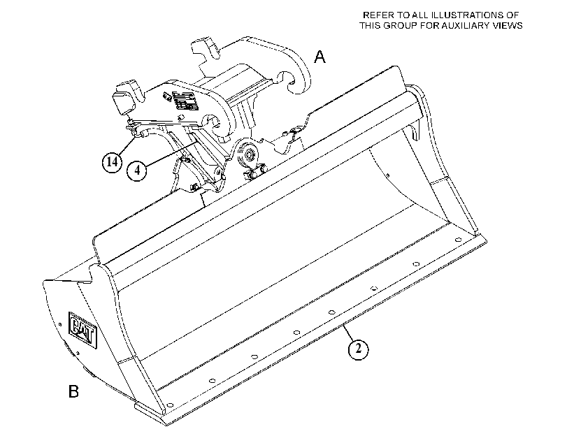 BUCKET GP-DITCH CLEANING 5331353 CAT