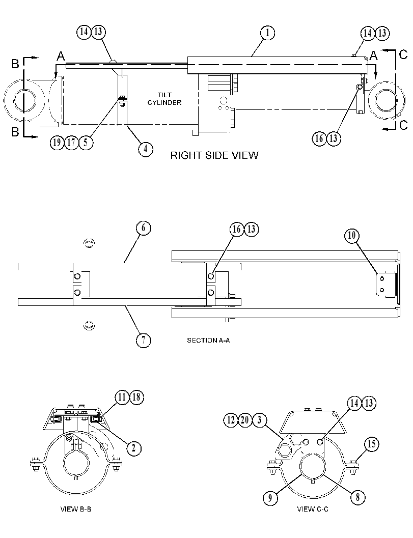 GUARD GP-TILT CYLINDER 3003051 CAT